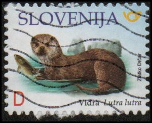 Slovenia 1289 - Used - D (1.31€) Otter (2018) (cv $3.00)