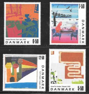 Denmark (2005) - Scott # 1333 - 1336,   MNH 