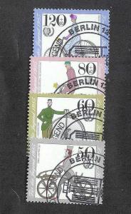 GERMANY Sc#B630-633 complete set USED
