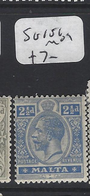 MALTA (P2205B)  KGV  2 1/2D  SG 101   MOG