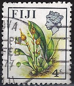 Fiji 308 4c flower used~hinged