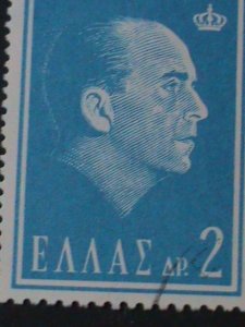 ​GREECE-1964-SC#782 KING PAUL I -LIGHTLY CANCEL -PAIRS-VERY FINE LAST ONE