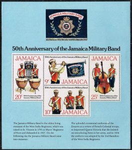 Jamaica 1977,Sc.#434a MNH,  50 years Jamaica Military Band