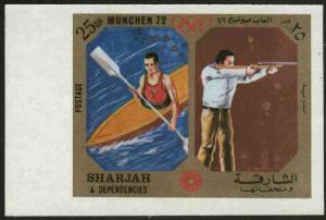 Sharjah 1972 Canoeing & Shooting (25Dh) from Olympic ...