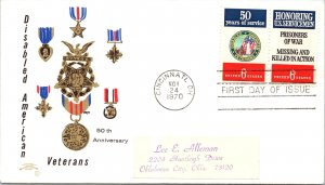 1970 FDC - Disabled American Veterans - Cincinnati, Ohio - F34713