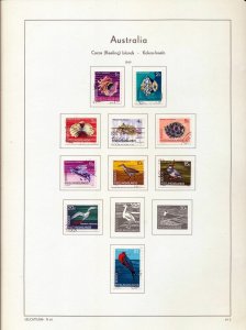 AUSTRALIA +AAT Used on 6 Pages  (Apx 60+Items) (RK449