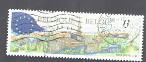 BELGIUM SCOTT#1315 1989 EUROPEAN PARLIAMENT - USED
