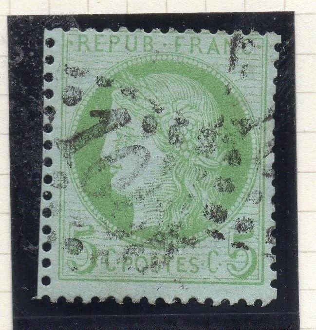 France 1871-76 Early Issue Fine Used 5c. 261197