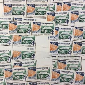 US 1150   Water Conservation.   MNH 100 4 cent single stamps.  1960.