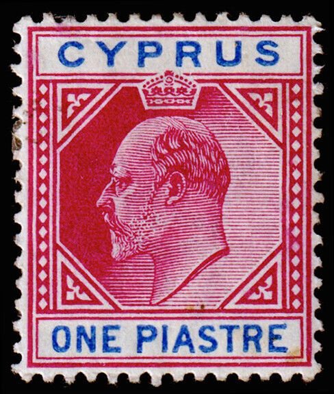 Cyprus Scott 41 (1903) Mint H F-VF, CV $90.00 C