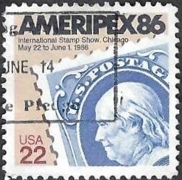 United States #2145 22¢ Ameripex '86 (1985). Used.