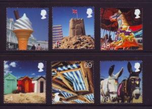 Great Britain Sc 2463-8 2007 Seasise Resorts stamp set mint NH