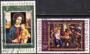 St. Christopher  Nevis Anguilla  #253-256  Used Set