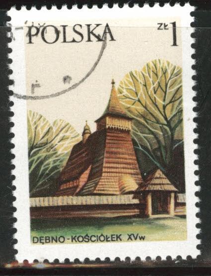 Poland Scott 2243 Used 1977  favor canceled Architecture