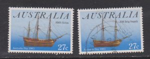 SC861-2 Australia Day Ships set used