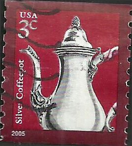 # 3759 USED SILVER COFFEE POT