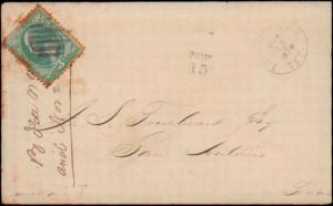 TEXAS TOM GREEN COUNTY (1870 Fort Concho) DPO 1868-1884 #930