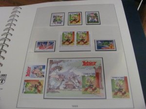 FRANCE MNH 1994-2000 LINDNER ALBUM COMPLETE W/SS &  BOOKLETS (95)