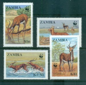 Zambia 1987 WWF Black lechwe MUH lot64118