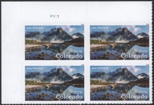 NEW ISUE (Forever) Colorado Statehood, 150 Years Plate Block: UL#P1111 (2026) SA
