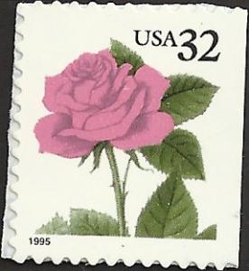 # 2492 MINT NEVER HINGED RED ROSE