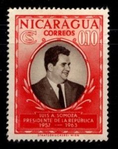 Nicaragua - #783 president Luis Somaza - Used