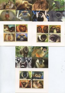 UNITED NATIONS 2007 ENDANGERED SPECIES MAXIMUM CARDS SET 92/94 FIRST DAY CANCEL 