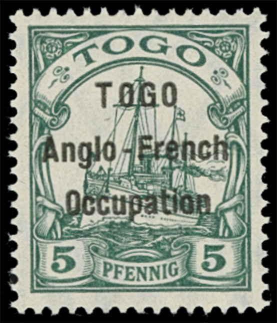 Togo Scott 36 Gibbons 2 Never Hinged Stamp