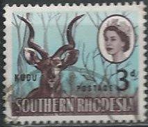 Southern Rhodesia 98 (used) 3p kudu