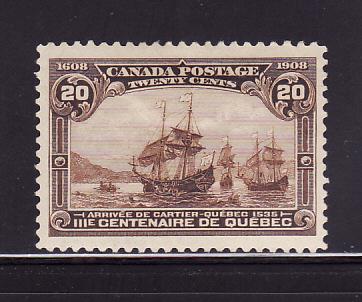 Canada 103 MHR Arrivial of Cartier at Quebec (A)