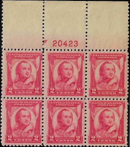 690 Mint,OG,NH... Plate Block of 6... SCV $15.00