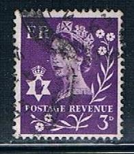 Great Britain Northern Ireland 1: 3p Elizabeth II, used, F-VF