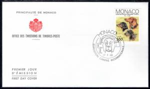 Monaco 1621 Dogs U/A FDC