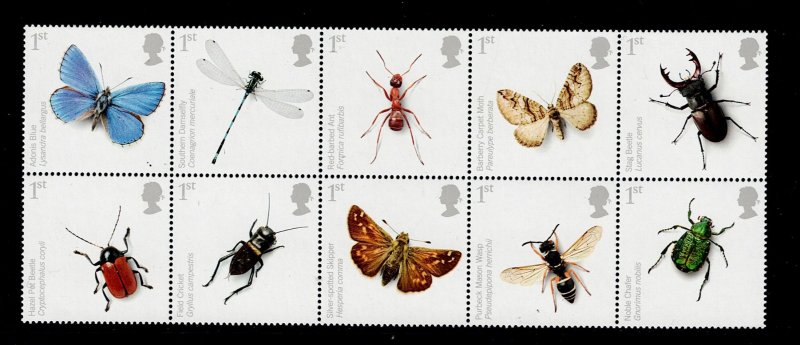 GREAT BRITAIN SC# 2563-72 MNH BLOCK OF 10