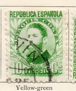 Spain 1931-36 Early Issue Fine Used 10c. 128116