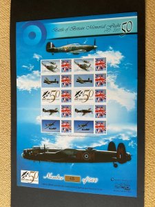 2007 Battle of Britain Memorial Flight (1957) Limited Edition Smiler Sheet U/M