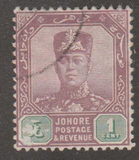 Jorore, Malaya  59 Sultan Ibrahim 1904