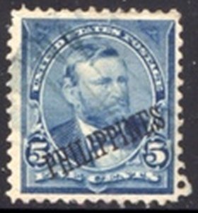 Philippines Stamp #216 Used Ulysses S. Grant Single