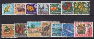 Southern Rhodesia, Scott 95-108 (SG 92-105), MLH/HR (10sh used)