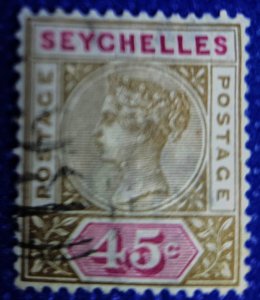 Seychelles 1890-1900 #15 Used SCV $45.00