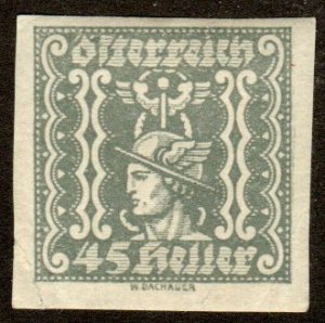 Austria P48 - Mint-H - 45h Mercury (1921)