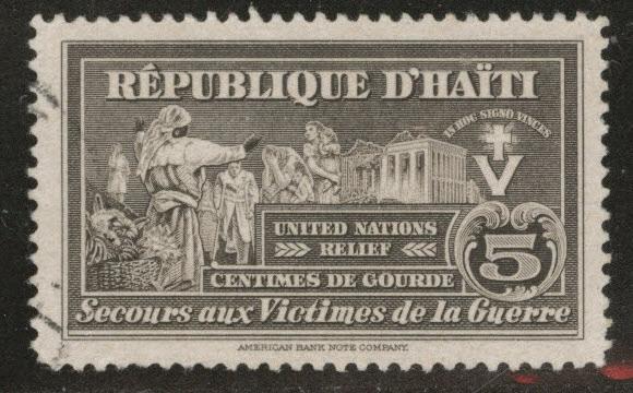 Haiti  Scott RA6 Used 1945 Postal Tax