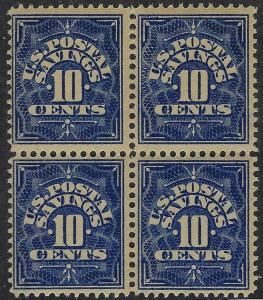 PS4, BLOCK, FINE-VERY FINE, NEVER HINGED, SCOTT $34.00