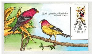 2002 COLLINS HANDPAINTED 3650 BIRDS JOHN JAMES AUDUBON SANTA CLARA CALIFORNIA