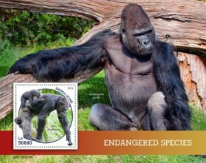 Sierra Leone - 2019 Endangered Species - Souvenir Sheet - SRL190218b