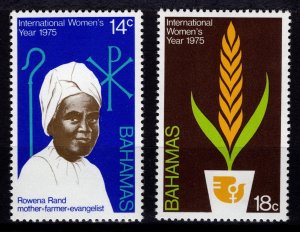 Bahamas 1975 International Women’s Year, Set [Mint]