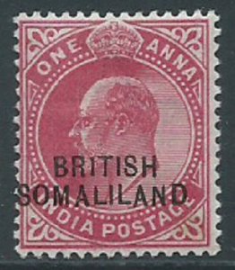 Somaliland Protectorate, Sc #22, 1a MH