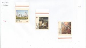 MOLDOVA - 1997 - Christmas - Perf 3v Set - M N H