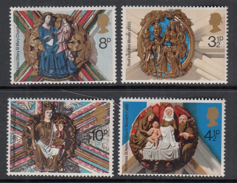 Great Britain 732-735 Christmas MNH VF