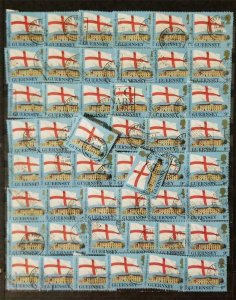 Scott 279 1984 Flag of Guernsey & Royal Court Lot of 50 Used Stamp Lot Z-645